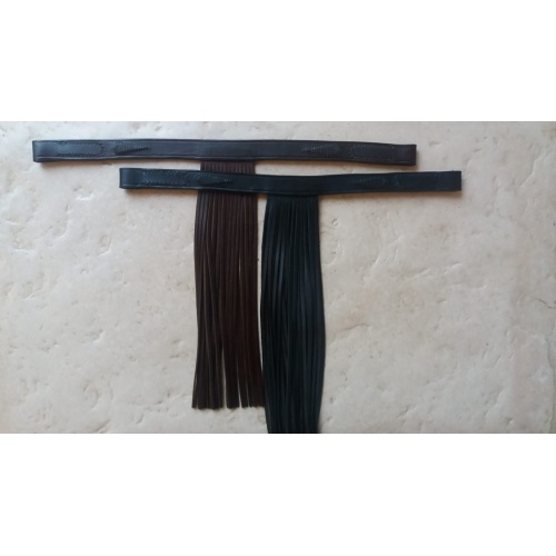 Fransenstirnband/Fransenstirnriemen mit Lederpiñas