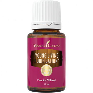 Ätherisches Öl Purification von Young Living, freigestellt vor weissem Hintergrund