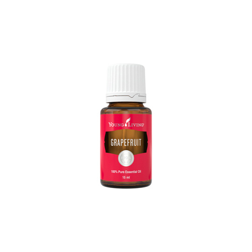 Ätherisches Öl Grapefruit von Young Living, freigestellt vor weissem Hintergrund Ätherisches Öl Grapefruit von Young Living, freigestellt vor weissem Hintergrund