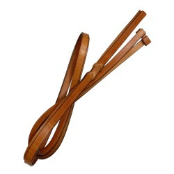 hochwertige Zügel Randonnée zum Stecken ohne Schnalle, hinten zusammengeflochten, Breite 13mm, 16mm oder 18mm, freigestellt