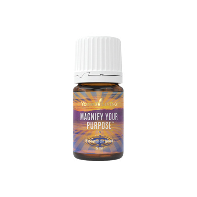 Ätherisches Premium Öl Magnify Your Purpose von Young Living, 5ml Braunglasflasche mit Tropfverschluss und Etikett, freigestellt