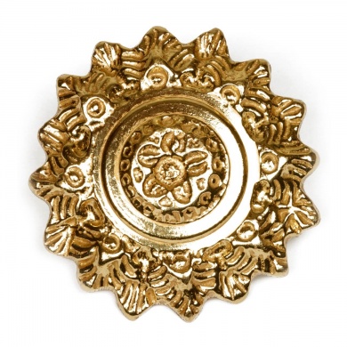 Rosette für Stirnrband, Motiv: Sonner, Farbe gold oder silber, freigestellt