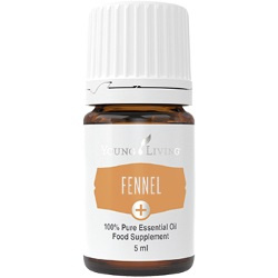 Ätherisches Öl Fenchel Plus von Young Living, freigestellt vor weissem Hintergrund