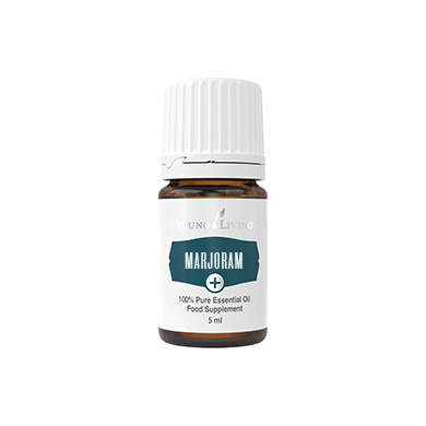 Ätherisches Öl Majoran Plus von Young Living, freigestellt vor weissem Hintergrund