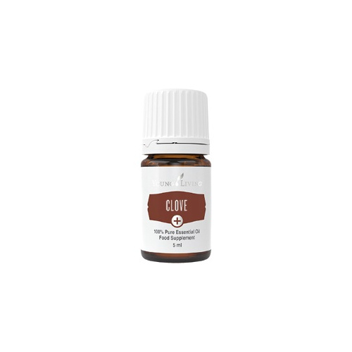 Ätherisches Öl Nelke Plus von Young Living, freigestellt vor weissem Hintergrund