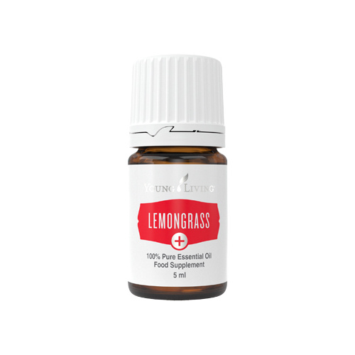 Ätherisches Öl Zitronengras Plus von Young Living, freigestellt vor weissem Hintergrund