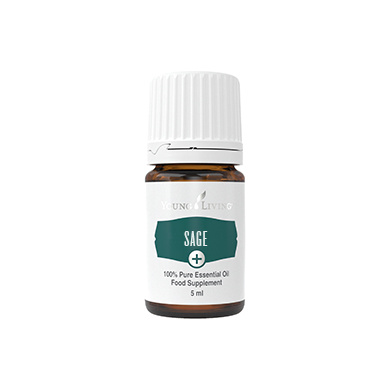 Ätherisches Öl Salbei Plus von Young Living, freigestellt vor weissem Hintergrund