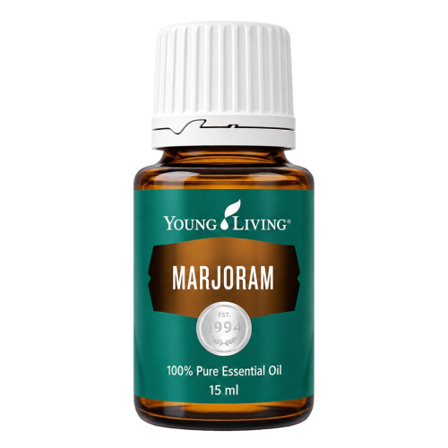 Ätherisches Öl Majoran von Young Living, freigestellt vor weissem Hintergrund